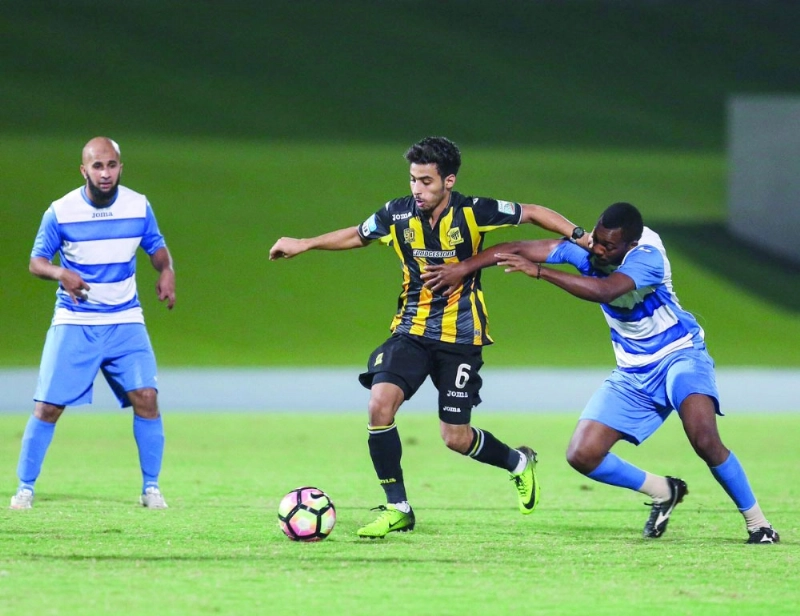 خالد السميري خلال ودية جدة أمس الأول (إعلامي الاتحاد)