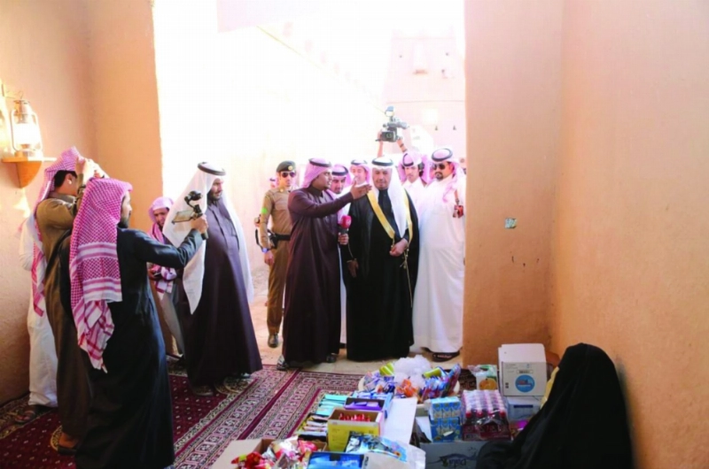 أحمد المنيفي خلال الجولة