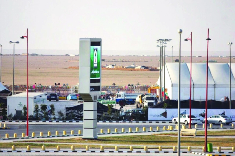 موقع المهرجان قبل افتتاحه (مكة)