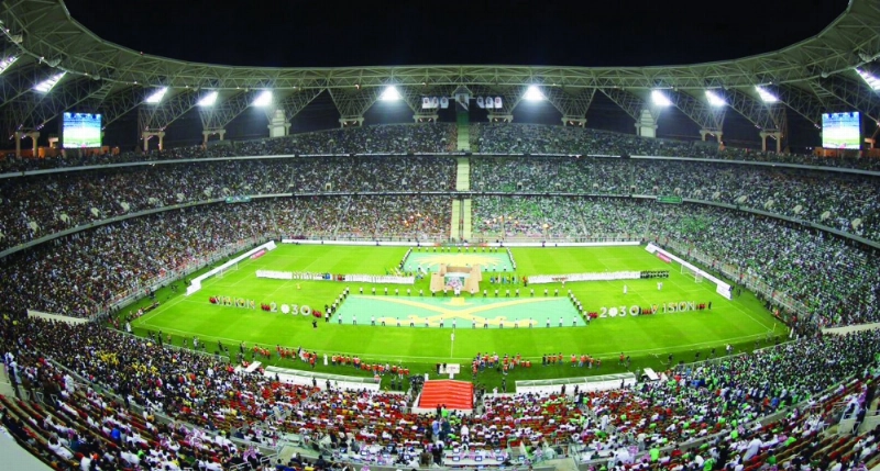 من مباراة الاتحاد والأهلي في الدور الأول (مكة)