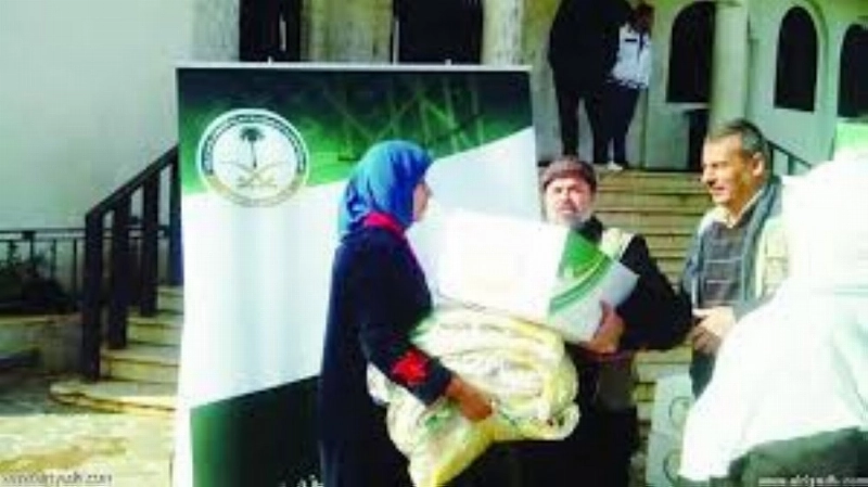 من الأعمال الإغاثية