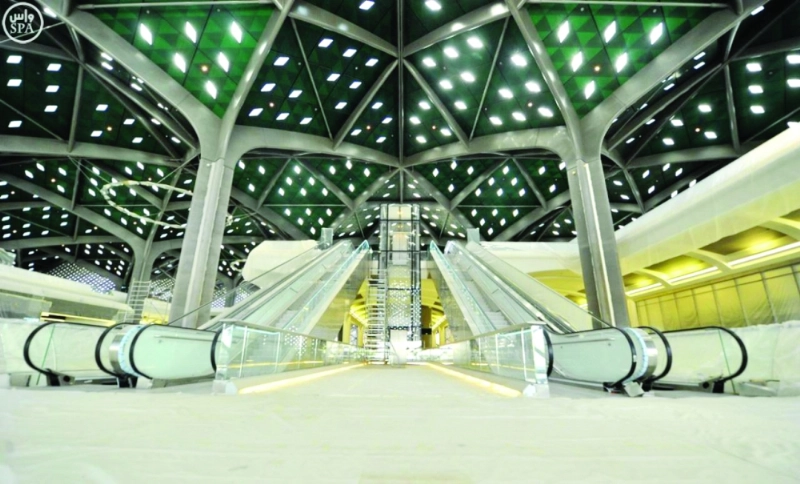 إحدى محطات قطار الحرمين (مكة)