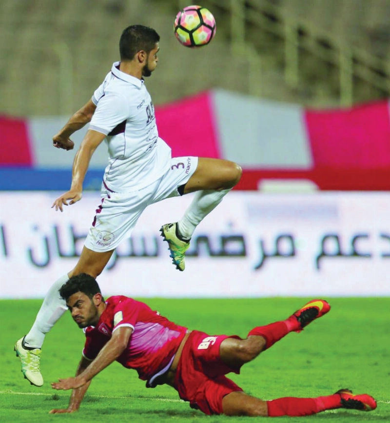 جانب من مباراة الوحدة أمام الفيصلي (إ ب أ)