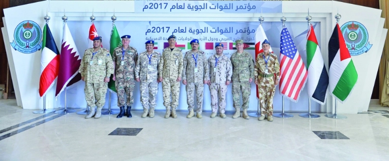 قادة القوات الجوية خلال المؤتمر (واس)