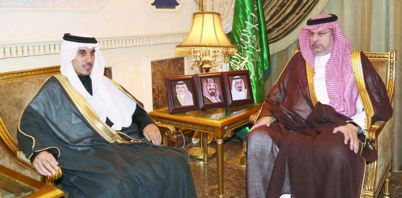 عبدالله بن مساعد مع سلطان الثعلي (مكة)