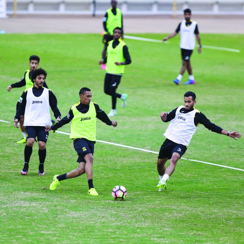من تدريبات الاتحاد استعدادا للشباب (إعلامي الاتحاد)