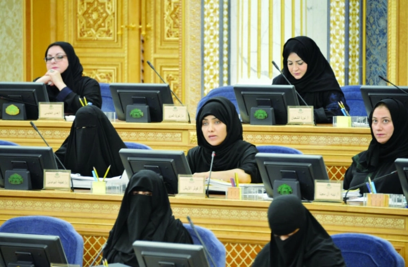من جلسة الشورى أمس (واس)