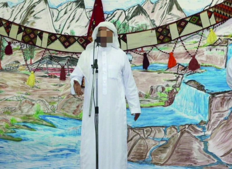 أحد النزلاء خلال المشاركة بالمسابقة (مكة)