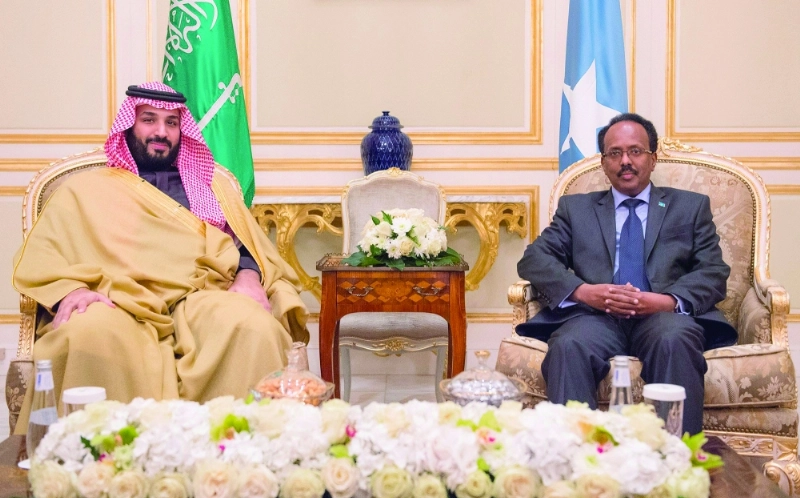 الأمير محمد بن سلمان خلال لقائه محمد فرماجو (واس)