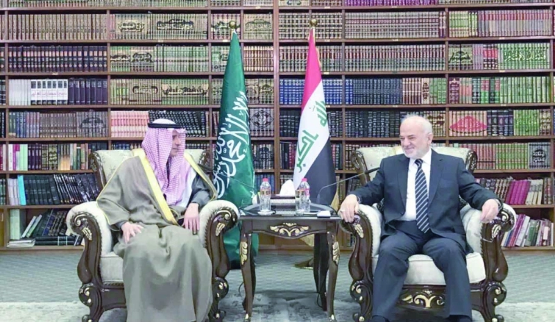الجبير ونظيره الجعفري في بغداد