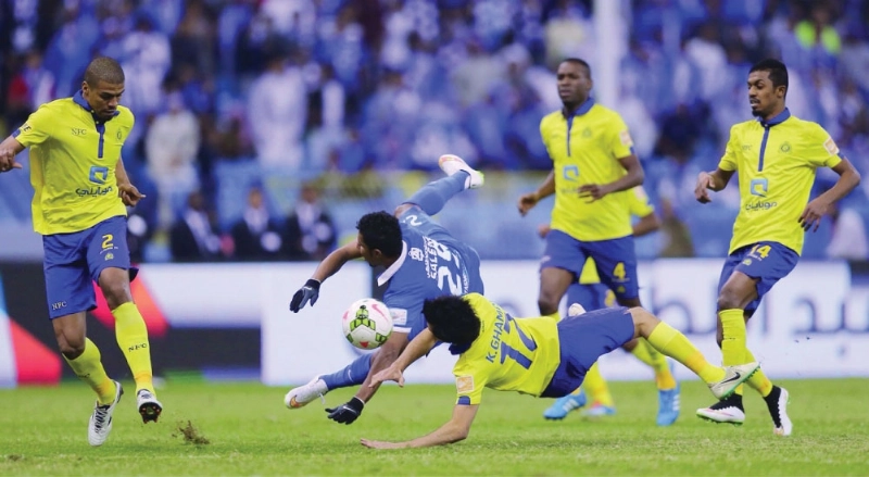 الهلال والنصر في مواجهة سابقة (مكة)