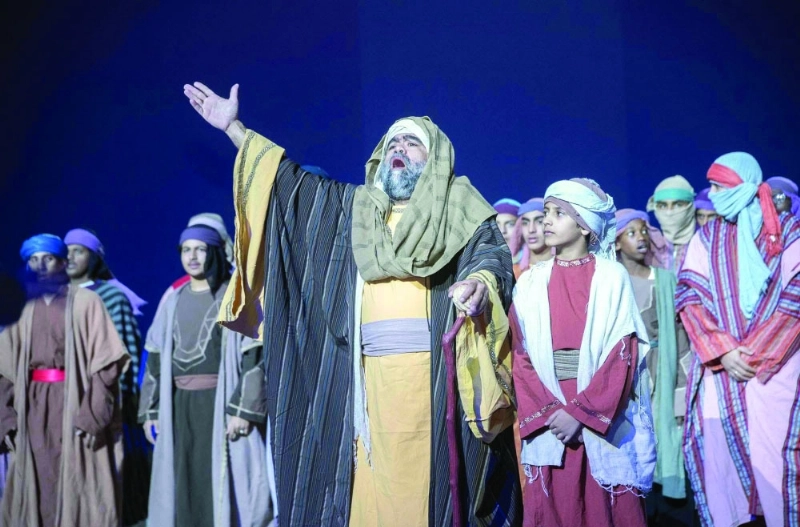 جانب من العرض المسرحي (واس)