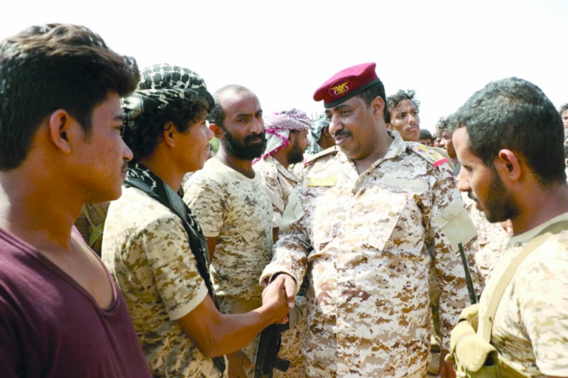 اللواء عمر سجاف يتفقد ألوية المنطقة الخامسة المرابطة بجبهة حرض (سبأ نت)
