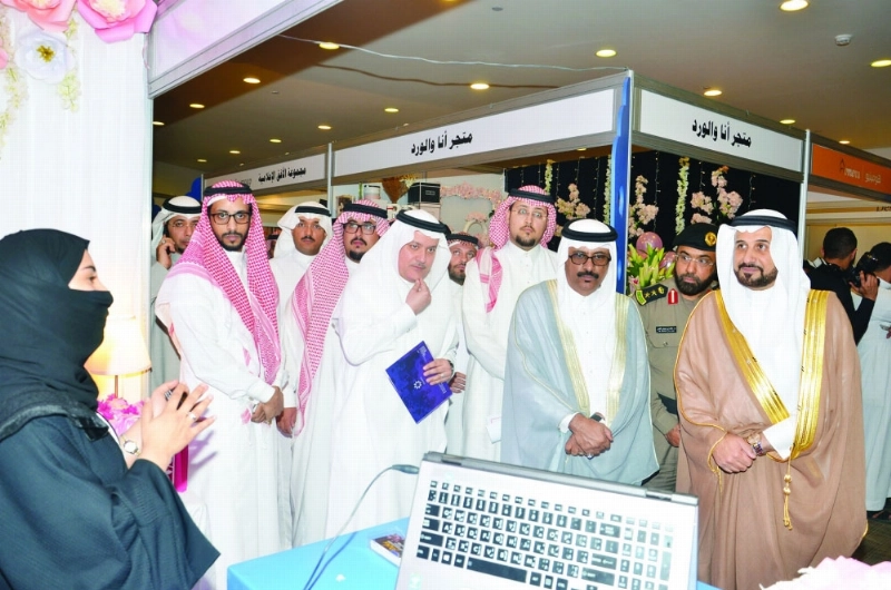 إحدى المشاركات في الملتقى (عبدالمحسن دومان)