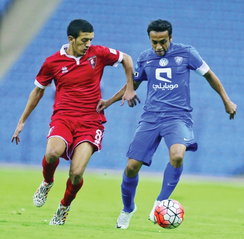 عبدالإله المالكي في مباراة للوحدة أمام الهلال (مكة)