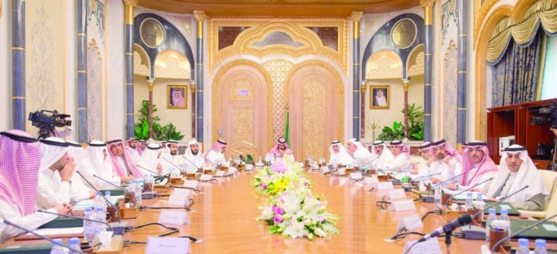 الأمير محمد بن سلمان خلال ترؤسه مجلس الشؤون الاقتصادية اليوم (واس)