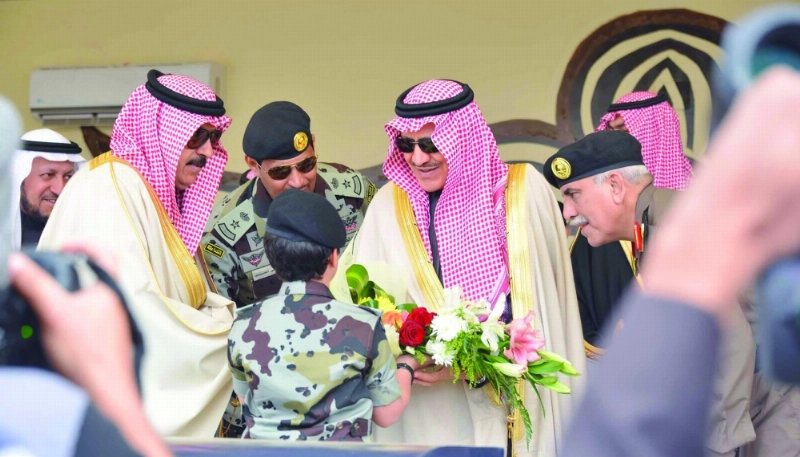 مشعل بن عبدالله خلال رعايته الحفل