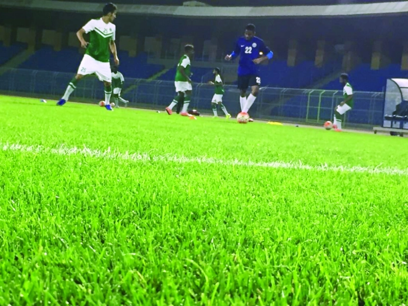 جانب من تدريبات المنتخب الأول (ب) (مكة)