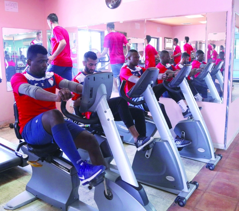 جانب من تدريبات الوحدة اللياقية (إعلامي الوحدة)