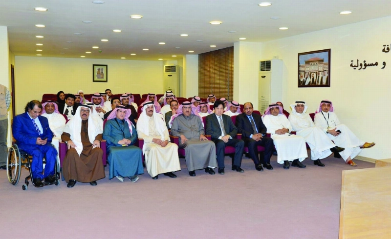 من زيارة الوفد الإعلامي لنقابة الصحفيين (واس)