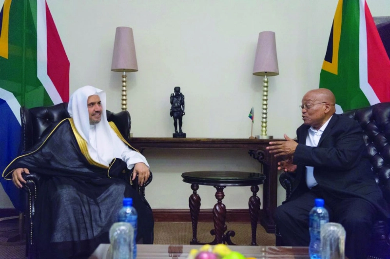 زوما مستقبلا العيسى بجنوب أفريقيا (مكة)