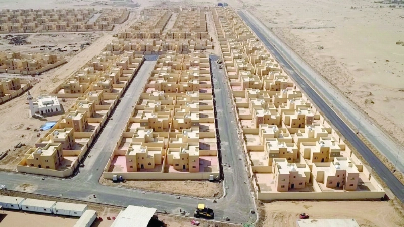 جانب من مشروع إسكان القنفذة (مكة)