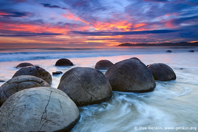 صخور Moeraki
