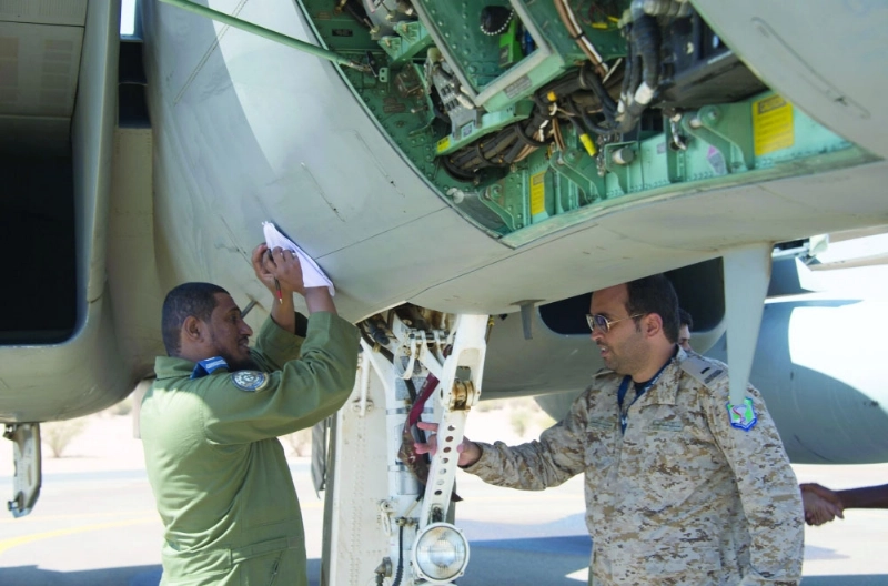 القوات الملكية السعودية في التمرين (واس)
