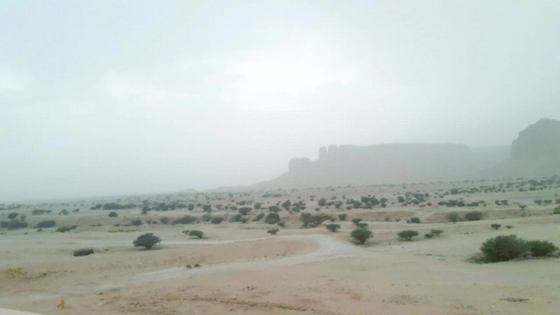 الأرض التي سيقام عليها مشروع القدية (مكة)