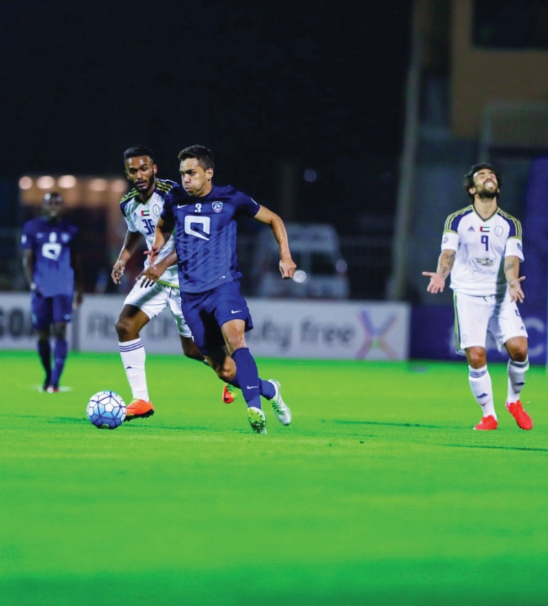 الهلال والوحدة الإماراتي أمس الأول بالرياض (إعلامي الهلال)