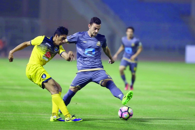 من لقاء النصر والتعاون أمس (إ ب أ)