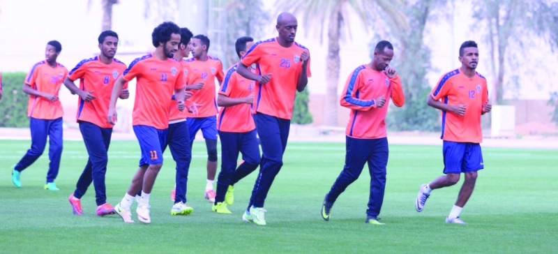 من تدريبات الفيحاء أمس الأول (إعلامي الفيحاء)