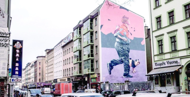 جرافيتي في أحد شوارع برلين (streetartbln)