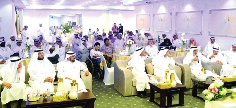 جانب من الاجتماع الذي نظمه ملتقى عشاق الوحدة (مكة)