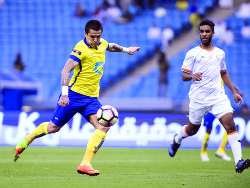 النصر والشباب في الجولة الماضية (مكة)
