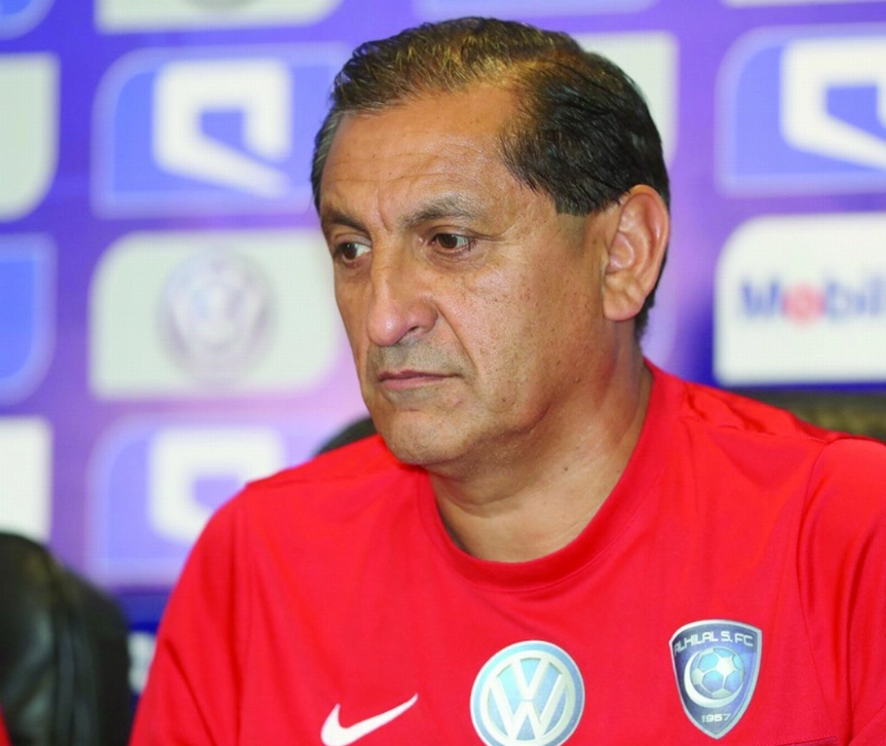 رامون دياز خلال المؤتمر الصحفي (إعلامي الهلال)