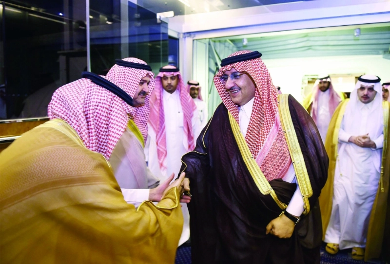 الأمير محمد بن نايف لدى وصوله جدة (واس)