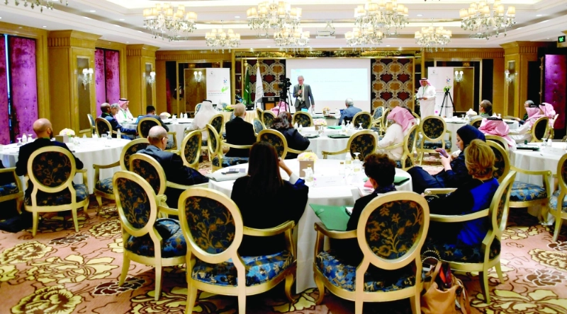 من افتتاح ورشة الإبداع في العمل الإنساني بالرياض (واس)