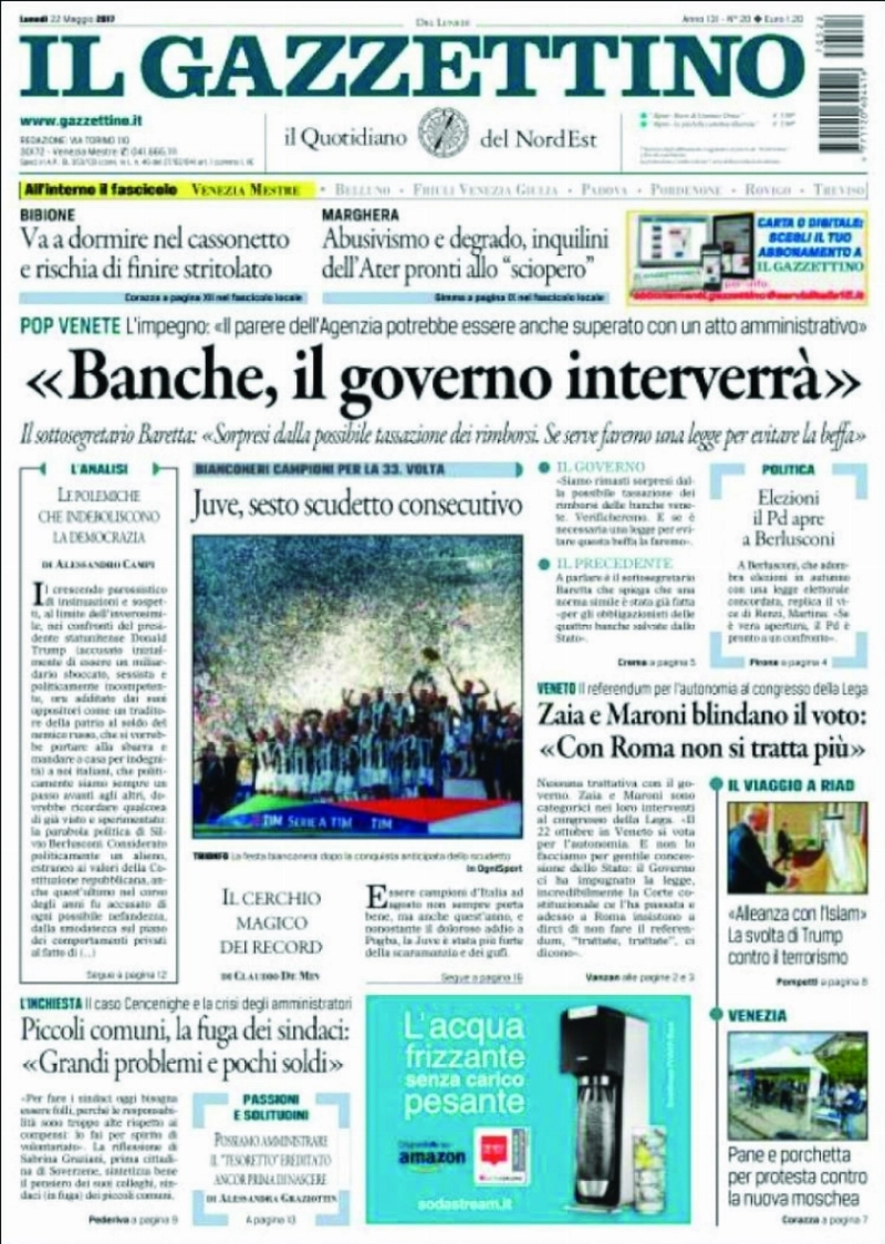 - Il Gazzettino
الإيطالية «التحالف مع المسلمين » ترمب ضد الإرهاب