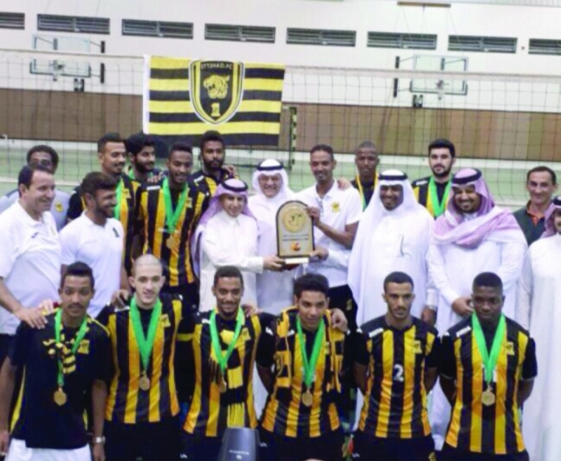 شباب الاتحاد عقب التتويج (مكة)