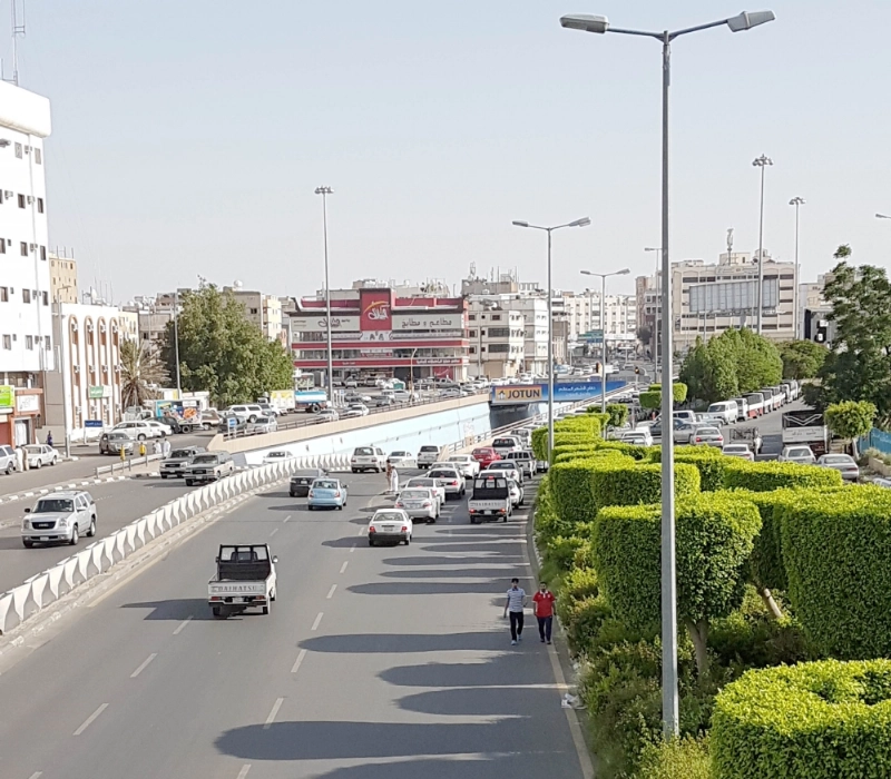 التقاطع بعد إغلاقه (مكة)