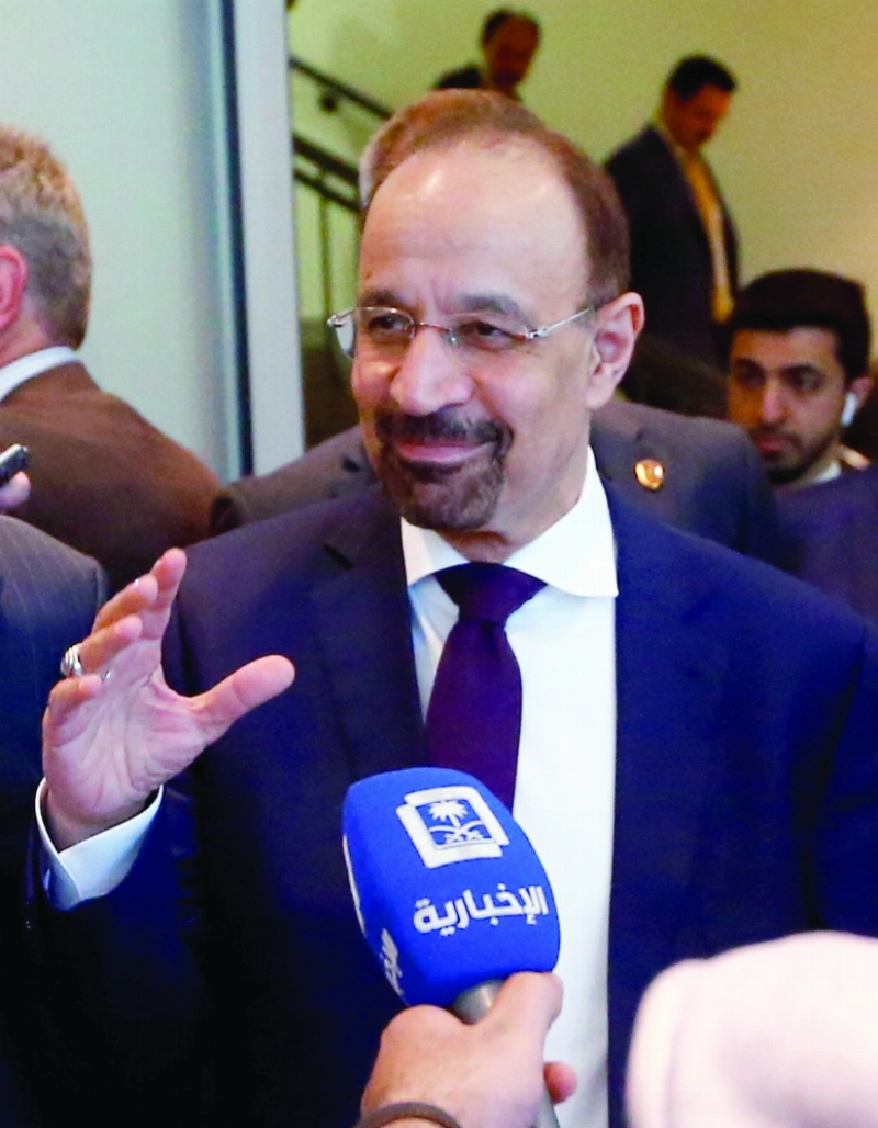 الفالح متحدثا للصحفيين في مناسبة سابقة (مكة)