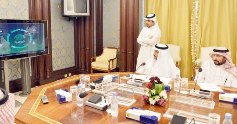 من تدشين بوابة الشورى الجديدة (واس)