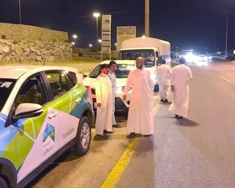 فرق البلدية خلال الحملة (مكة)