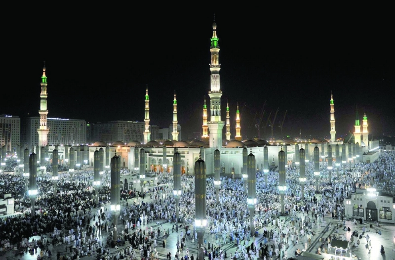 المسجد النبوي كما بدا أمس