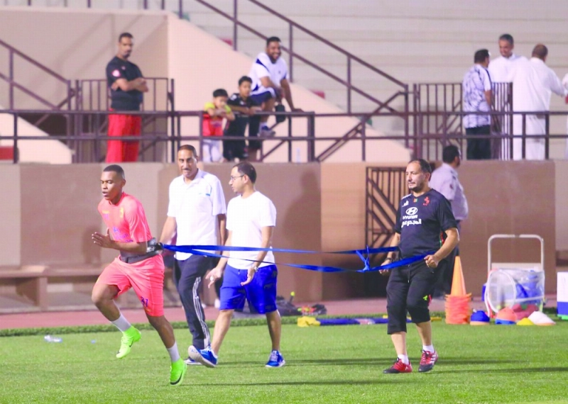 جانب من تدريبات اللياقة (إعلامي الاتفاق)