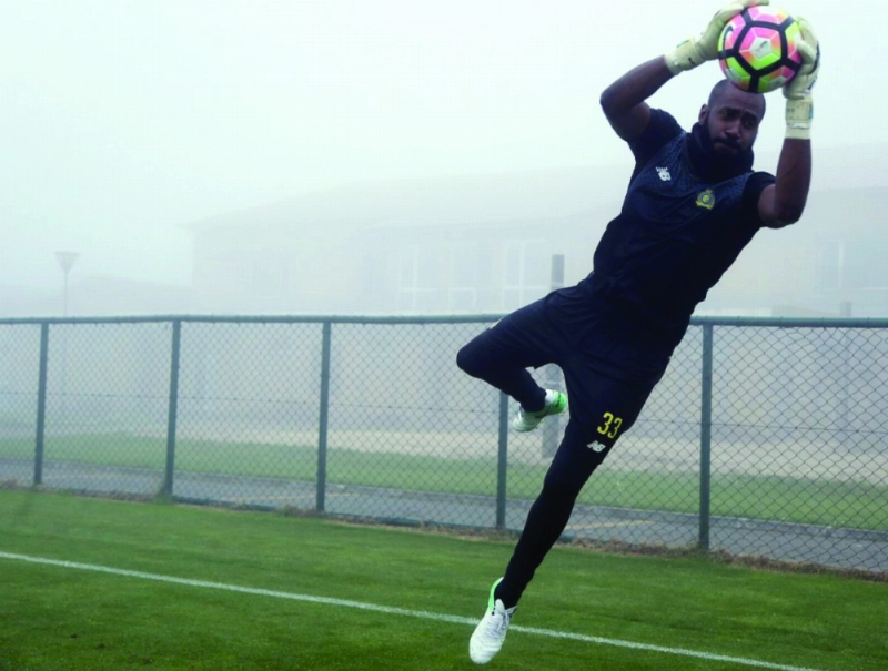 وليد عبدالله في معسكر تركيا (إعلامي النصر)
