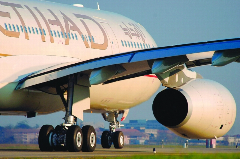 إحدى طائرات طيران الاتحاد (مكة)