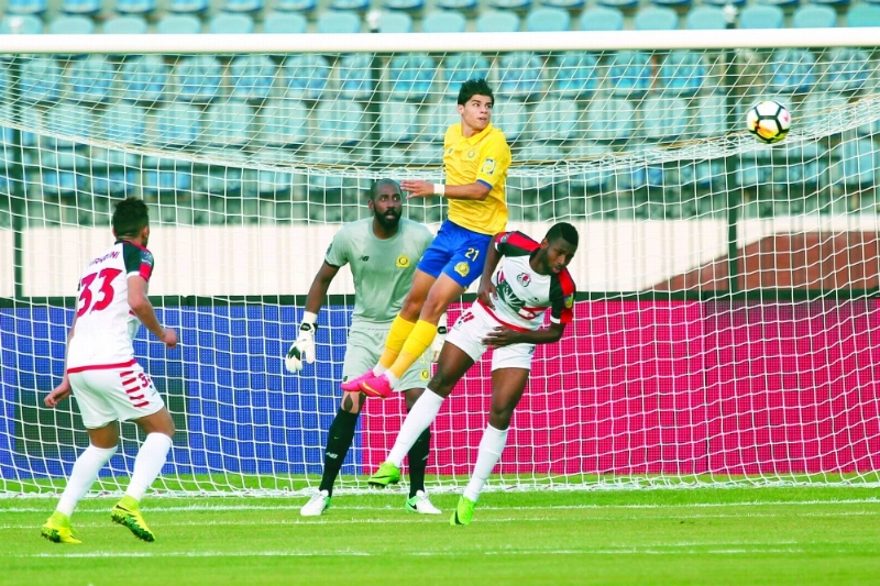 من مواجهة النصر والفتح الرباطي اليوم (إ ب أ)