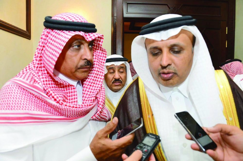 رميح الرميح متحدثا عقب اللقاء (واس)